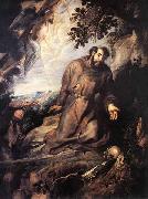 Peter Paul Rubens St Francis of Assisi Receiving the Stigmata Spain oil painting artist